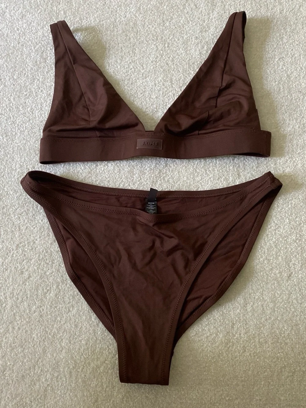Skims recycled swim bikini set